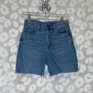 American Eagle “Mom Jean” Cutoffs